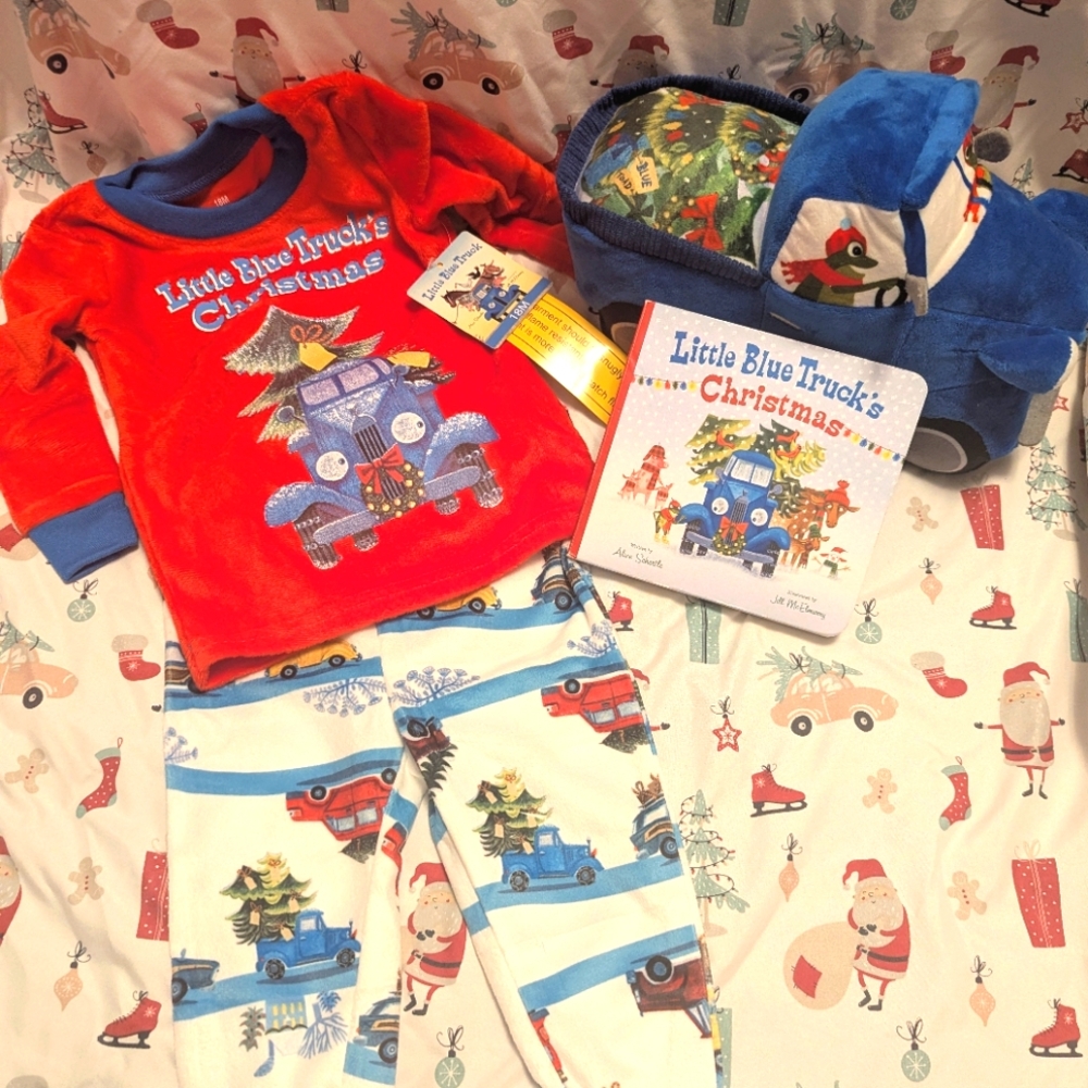 Christmas Gift Set Little Blue Truck 18m Toddler